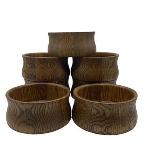 Shepherd Hills Walnut Salad Bowl Set of Seven